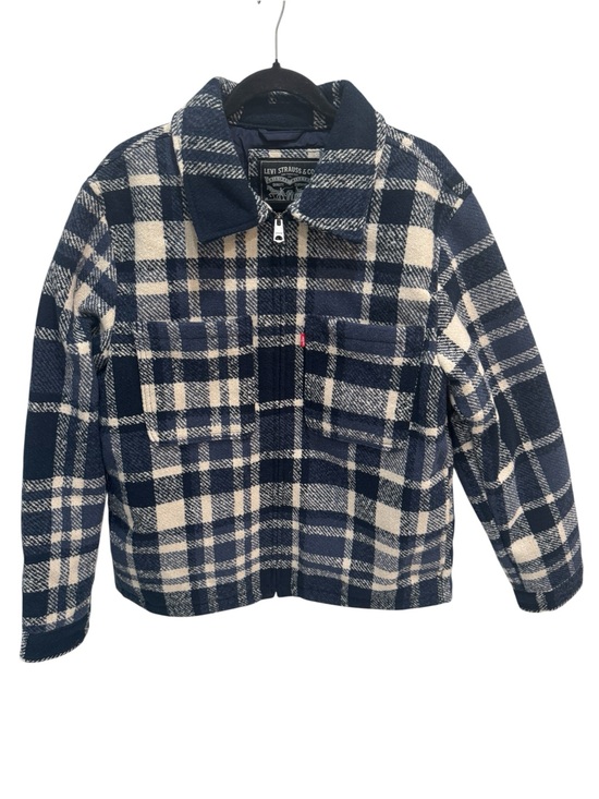 Levi's Other - Levi's Men's Blue Plaid Shacket Coat Lined and Insulated Size M Cabincore Work